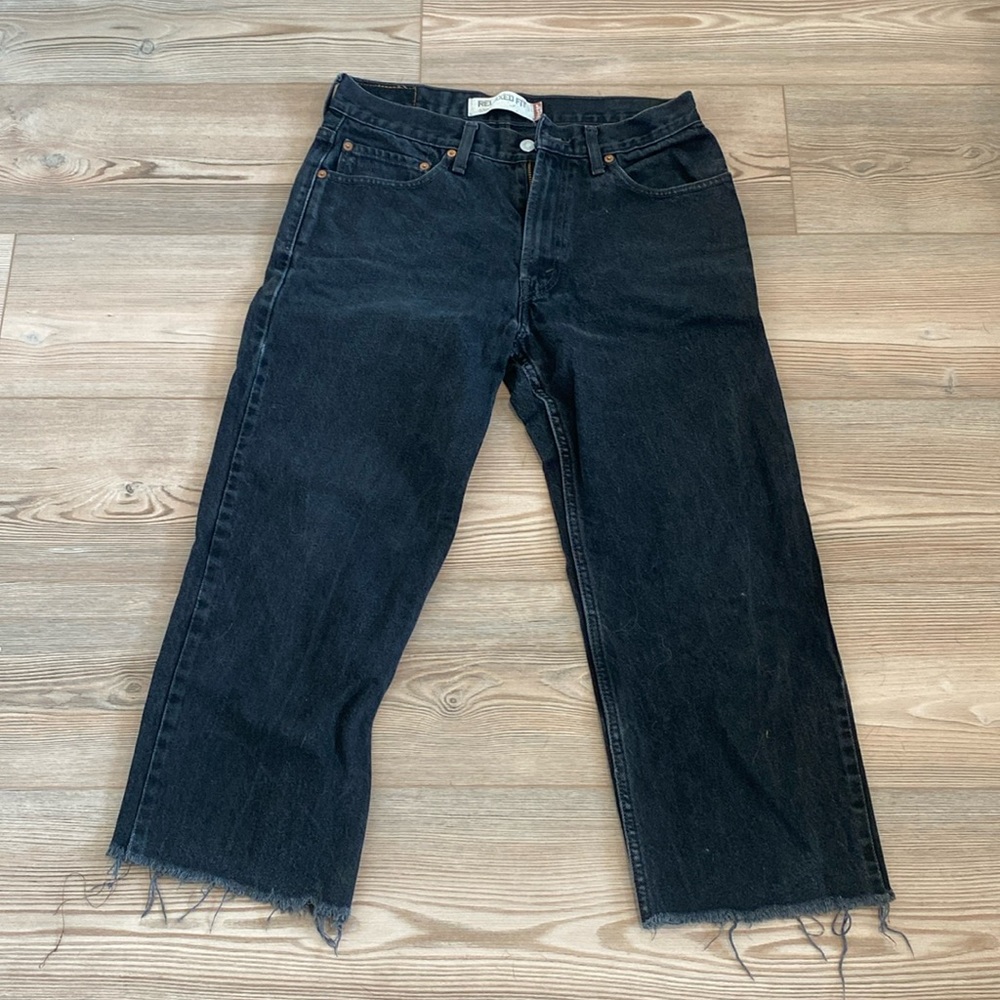Levi cropped jeans